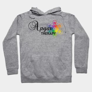 Apgar Therapy RAINBOW & BLK Hoodie